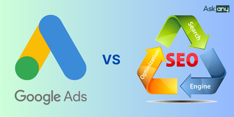 So sánh Google Ads và SEO