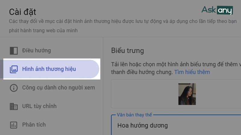 Điền đầy đủ các thông tin trong phần Cài đặt