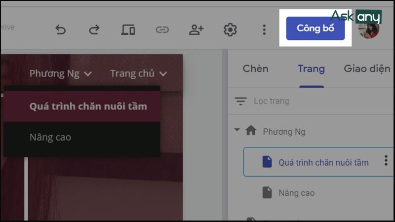 Thiết kế website bán hàng với Google Sites