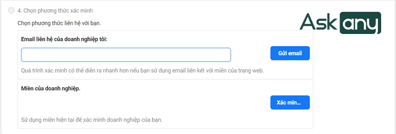 Xác minh qua email