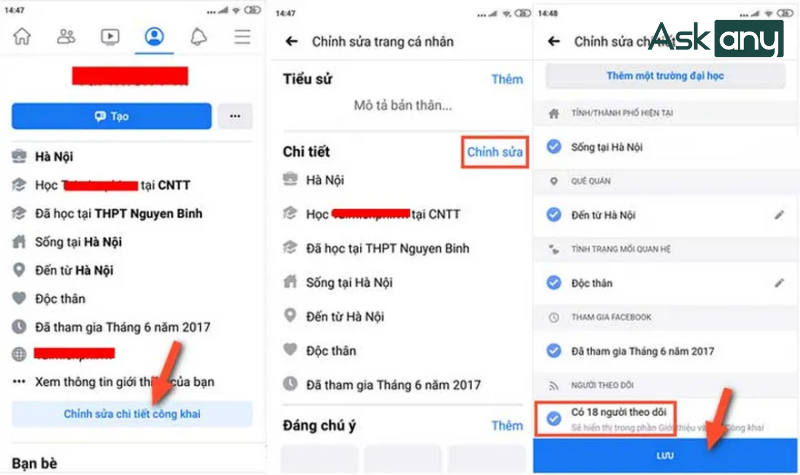 Cách hiển thị số người theo dõi trên Facebook