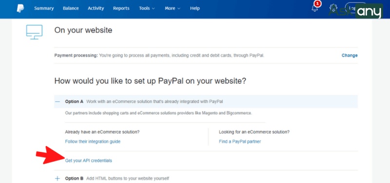 cách tích hợp Paypal vào website