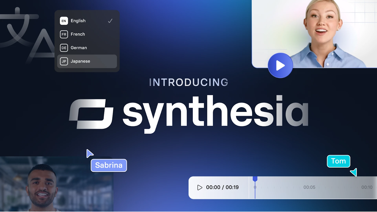 Phần mềm tạo video AI Synthesia.io