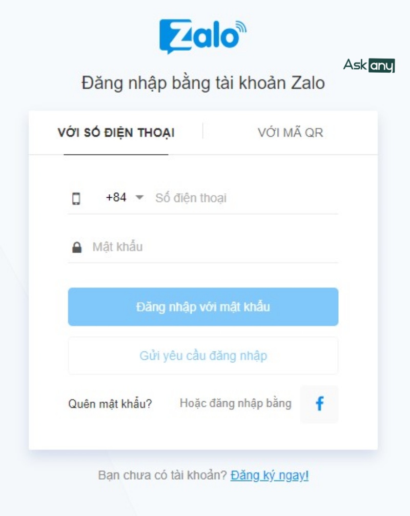 Truy cập Zalo Ads