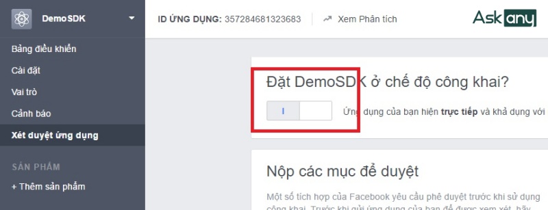 Publish ứng dụng