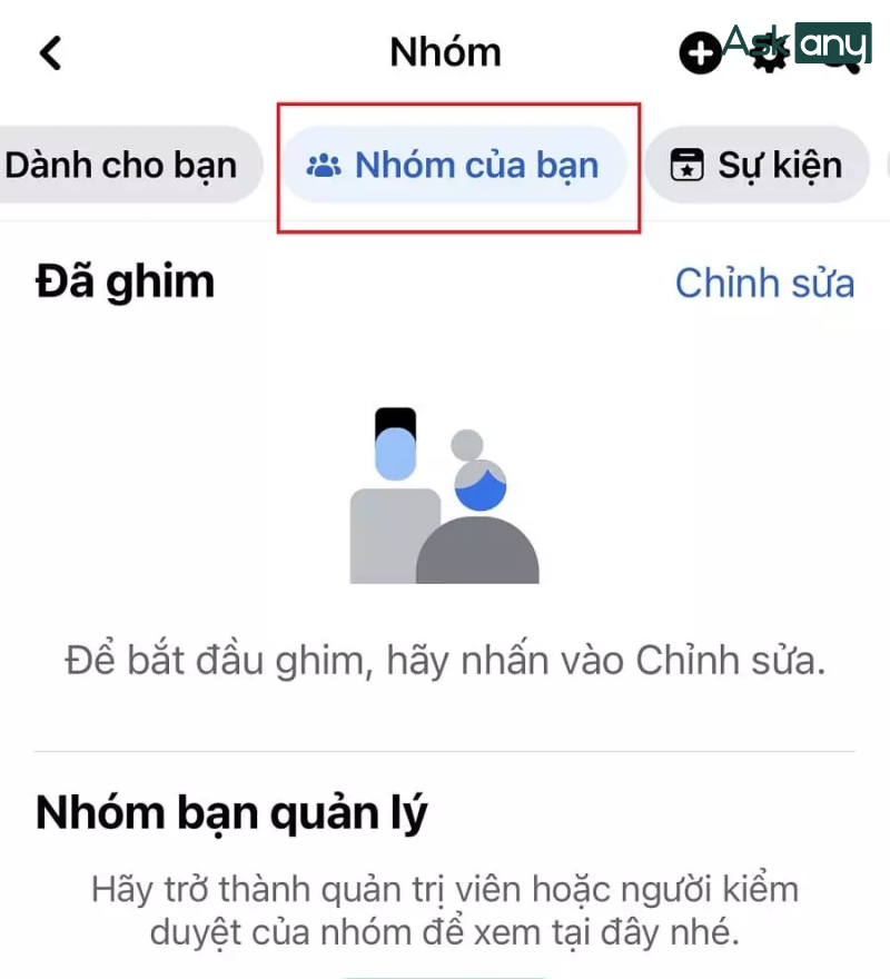 xem nhóm đã tham gia trên facebook