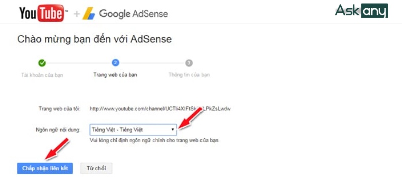 cách tạo tài khoản AdSense