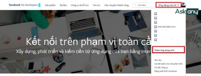 Đăng ký và Tạo Ứng dụng trên Facebook Developer