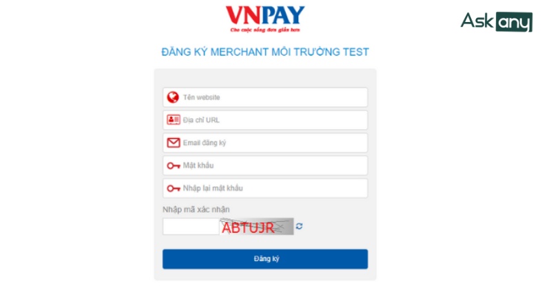 Tạo tài khoản Sandbox VNPAY