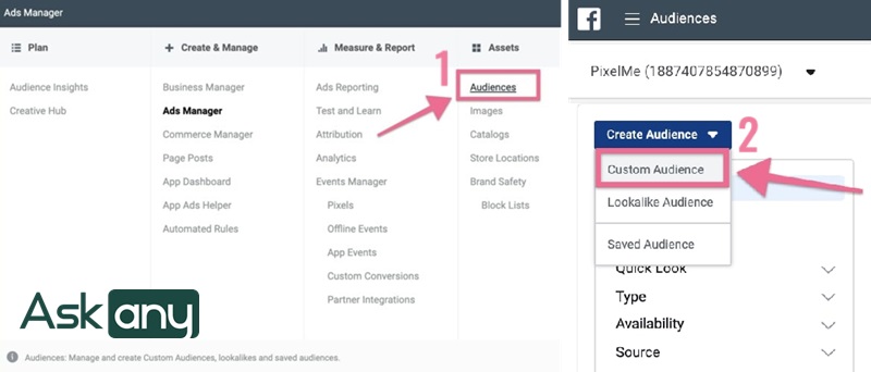 Cách tạo Custom Audience cho chiến dịch Facebook Ads