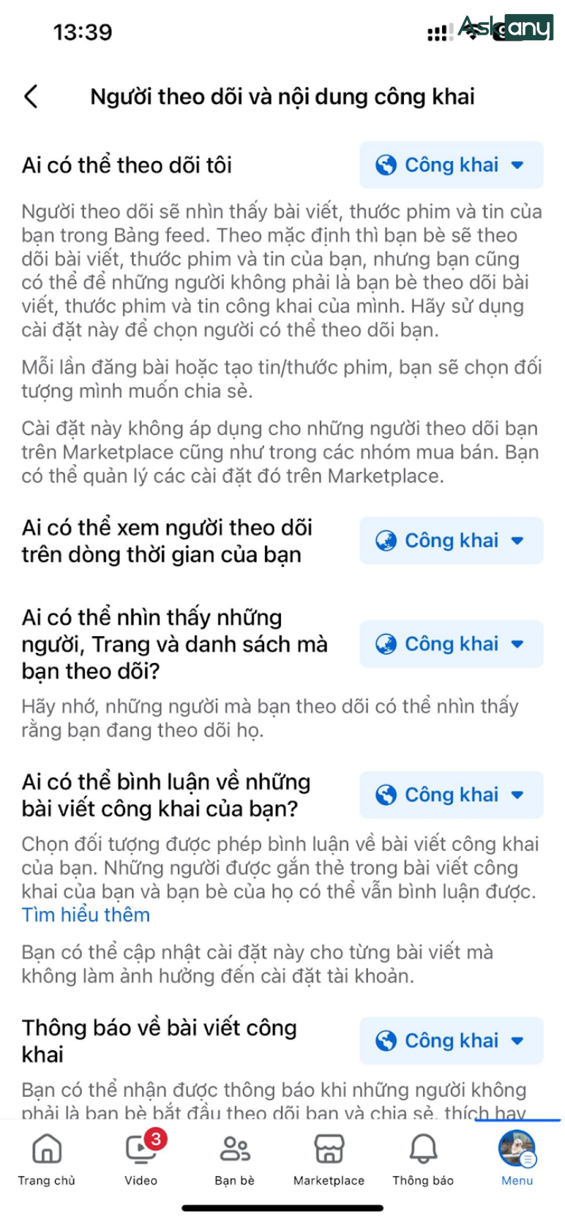 Cách hiển thị số người theo dõi trên Facebook